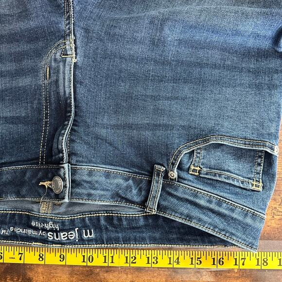 M Jeans Maurices 2/Set Jeans Wide Leg Cuffed High Rise 14W Stretchy Comfort - Picture 6 of 14